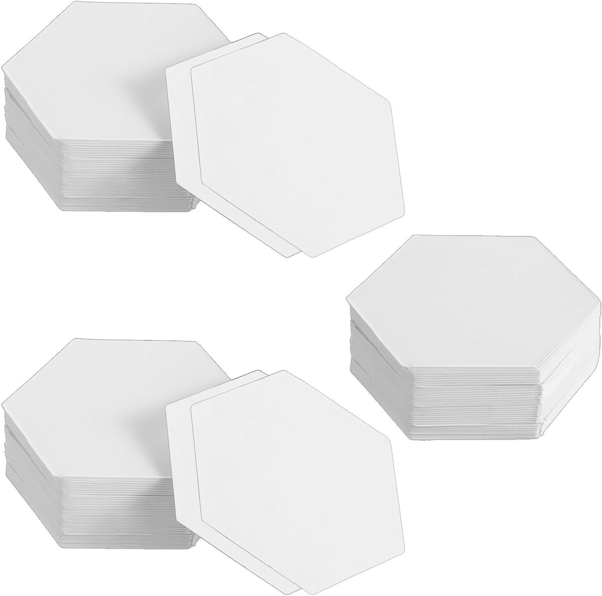 300 Stuks Papieren Stukken voor Quilten - 26mm Hexagon Sjablonen voor Naaiwerk en DIY Patchwork Creaties