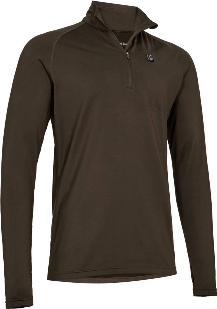 Deerhunter Heat Game ½-Zip Ondershirt Outdoor Ondershirt Jacht Ondershirt Scandinavisch Ondershirt Lange Mouwen Ondershirt Cypress