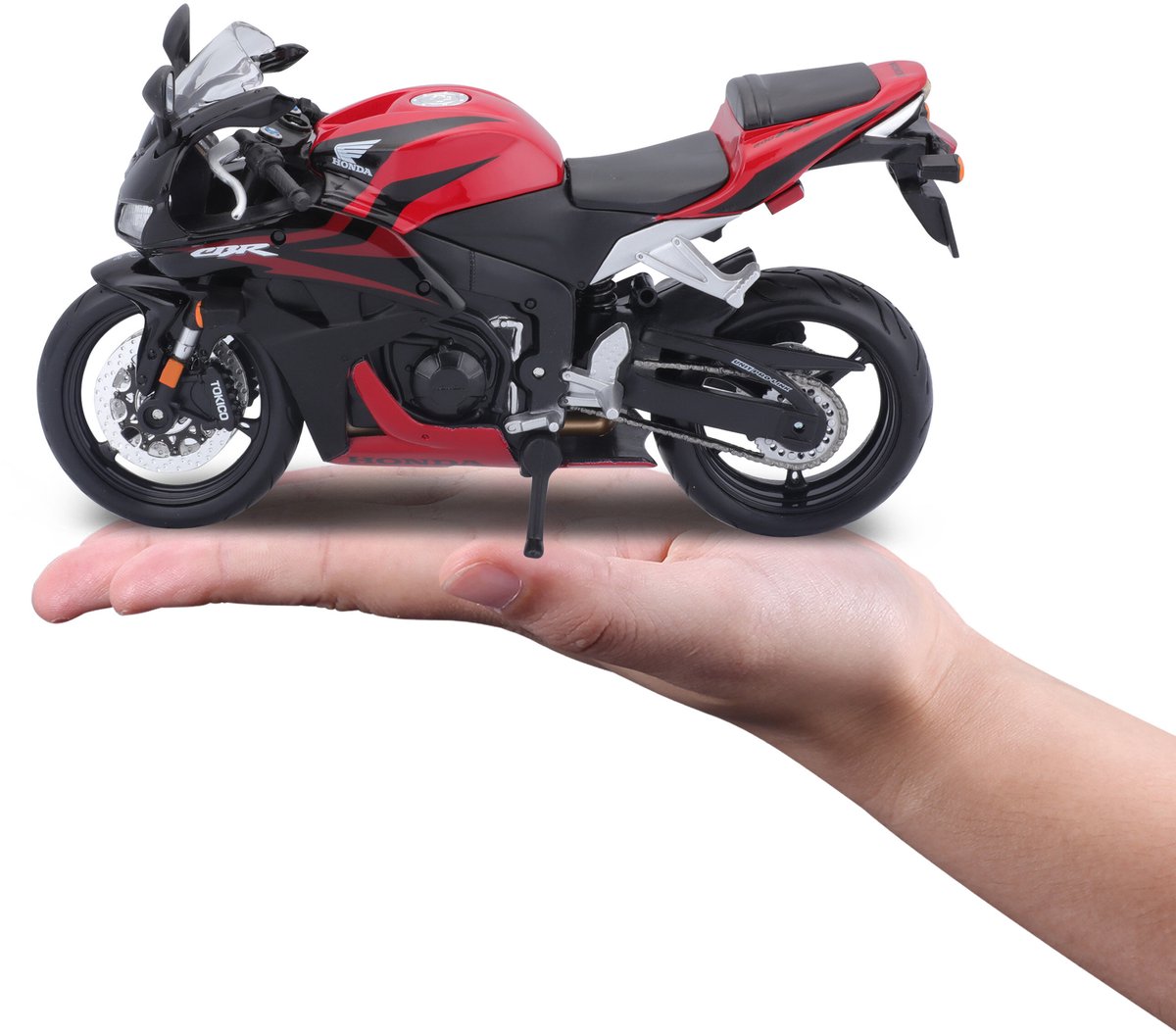 Maisto Honda Cbr 600Rr - Modelauto - Schaal 1:12 - Zwart/Rood