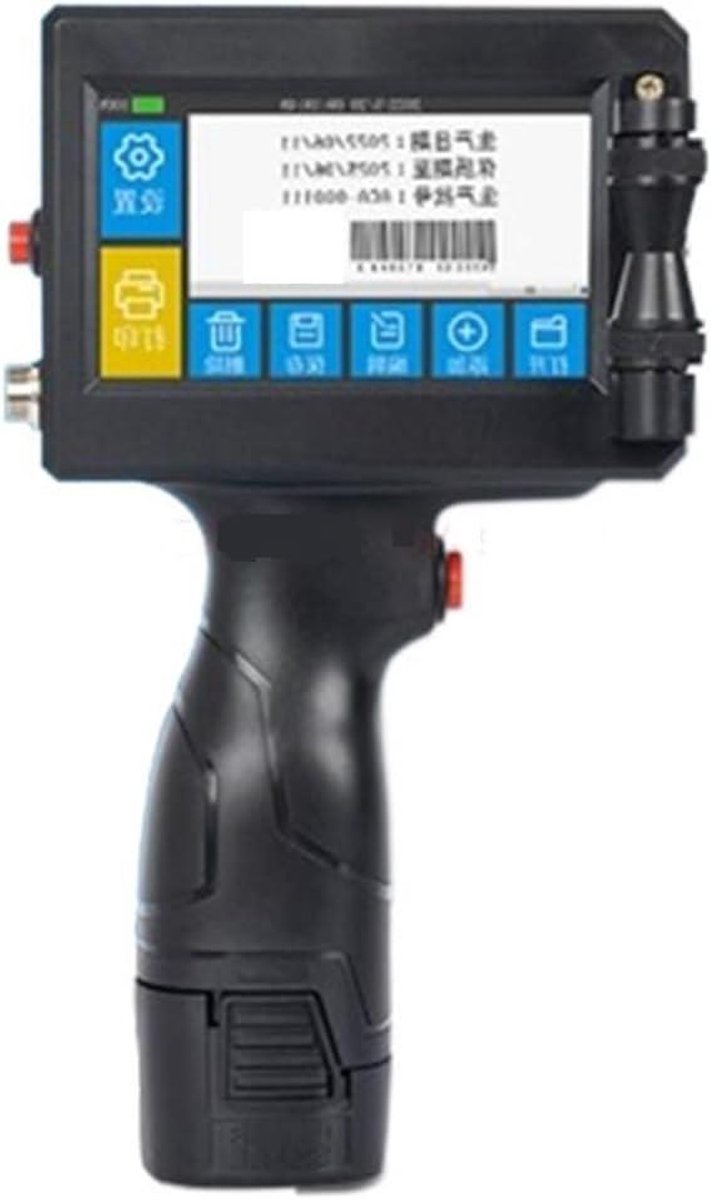 Inkjetprinter Handheld - Mobiele Printer - Producten Markeren - QR Code Printen - 10g - Zwart