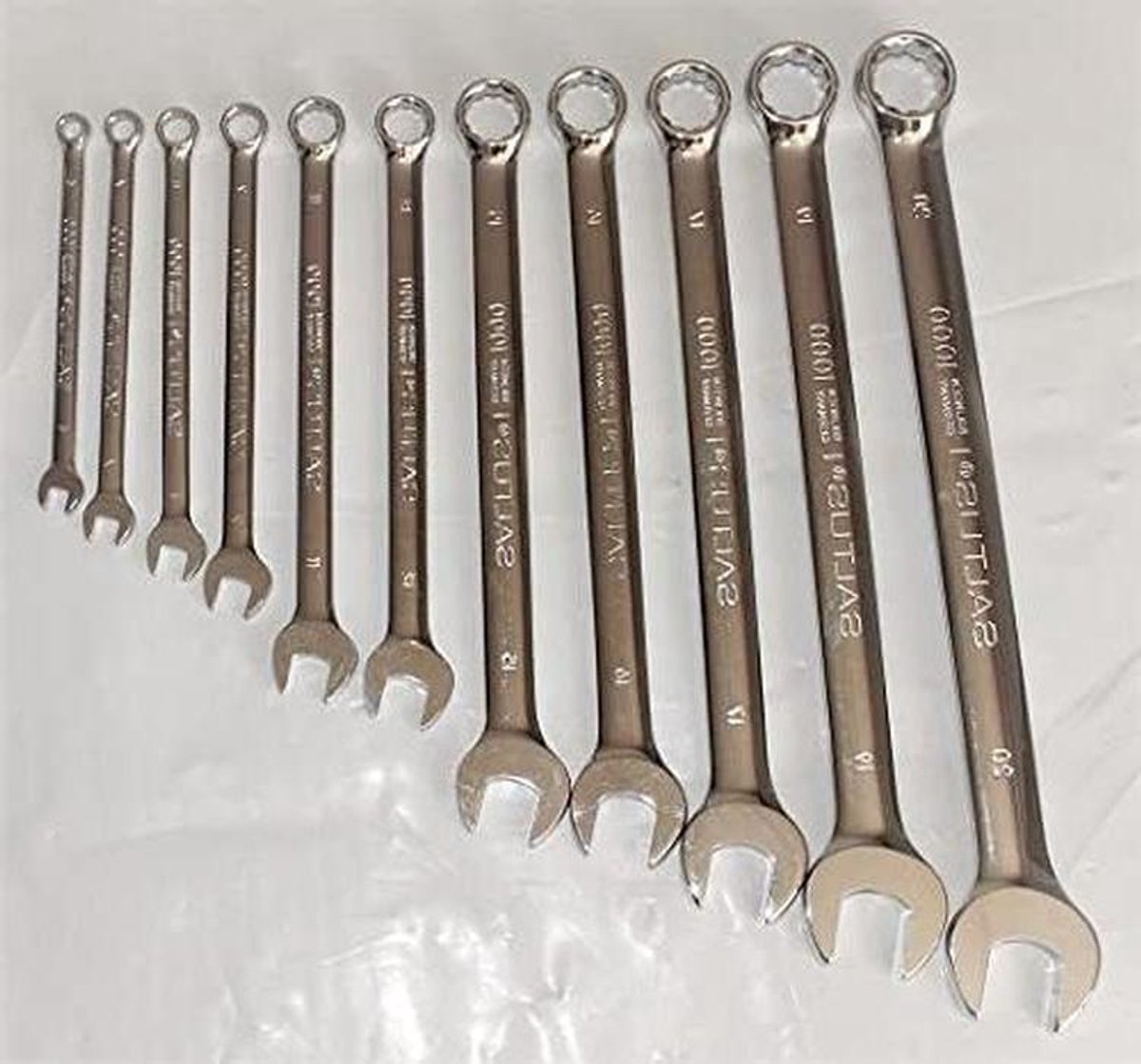 Steeksleutelset 11-delig - Combinatiesleutels - Klusklare Werkzaamheden - Chroom Vanadium Staal - 6-20 mm - Zilverkleurig