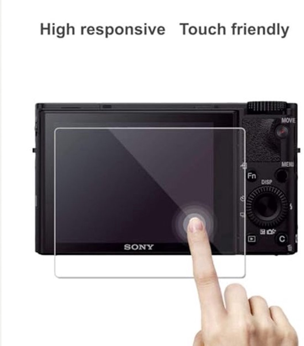 Sony RX100 Beschermfolie - Pantserglas, Bubbelvrij, 4 Stuks