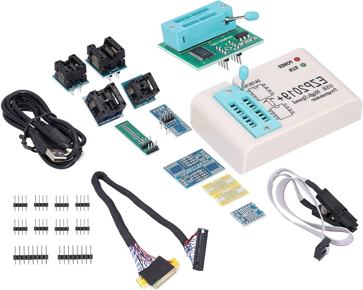 Programmeerbare SPI Programmer voor EPROM, Flash en BIOS - Inclusief USB 2.0 Poort en Circuitset