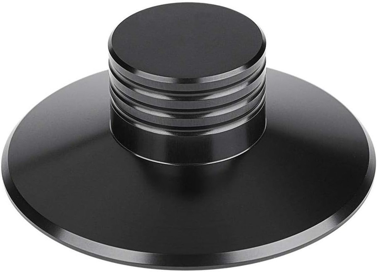 Stabilizer voor LP-platen, 120G metalen gewicht met zachte basis voor draaitafel en luidsprekers, ideaal voor optimale geluidskwaliteit en stabiliteit