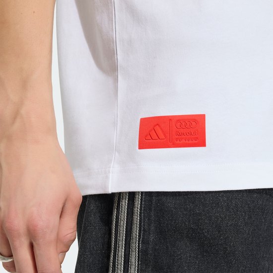 Adidas Performance Audi Revolut F1 Team Elevated Graphic Ii T-Shirt - Heren - Wit van adidas Performance — afbeelding 5