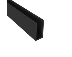 Aluminium U-profiel - Metaalprofiel U-vorm - Bouwprojecten Afwerken - Zilver Geanodiseerd - 1000 mm - Zilver