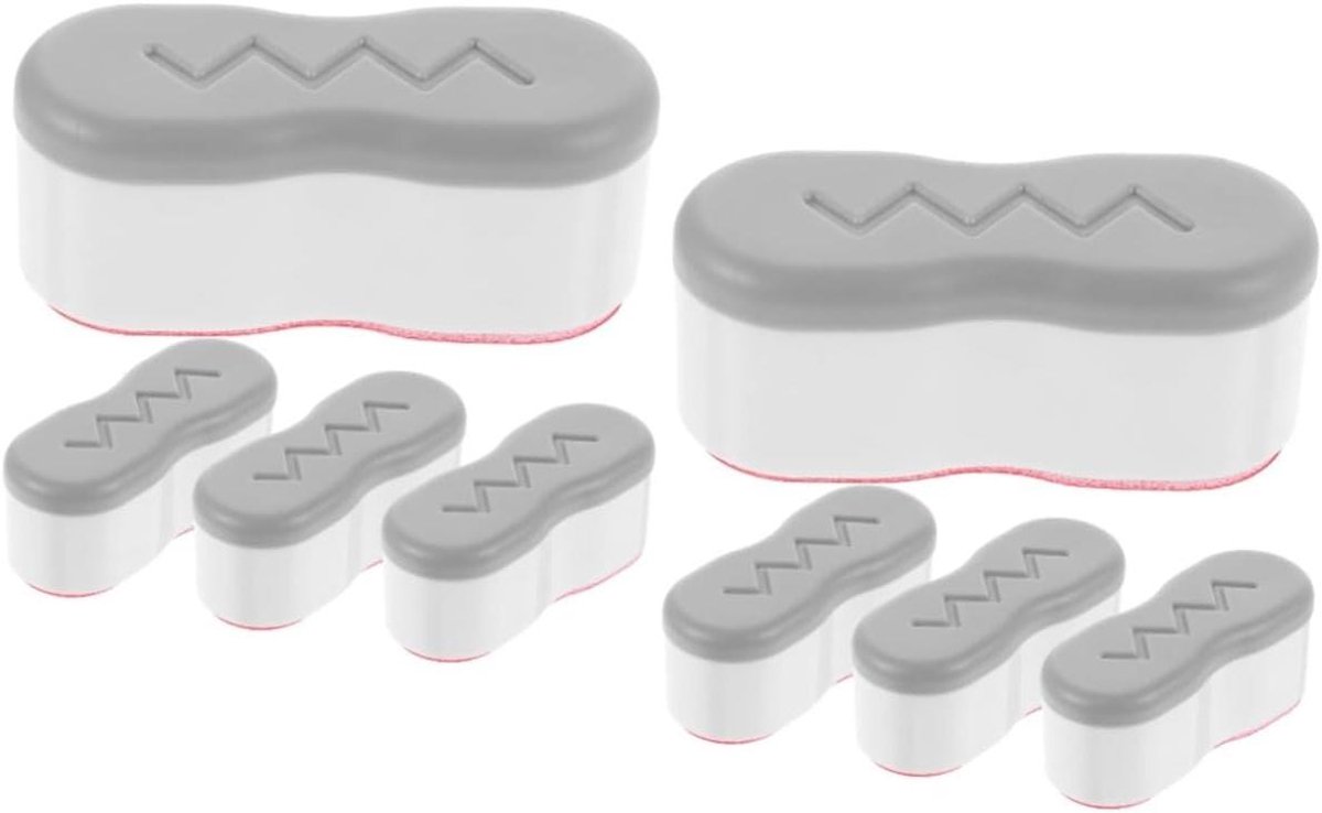 Toiletzitting Verhogers - Toiletbumpers Toiletkussens - Geluid Dempen - Universele Pasvorm - 45 x 4 x 2 cm - Wit