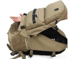 Wandelrugzak - Trekking Rugzak - Bergbeklimmen Reizen - Waterdicht Polyester - 45 liter - Khaki