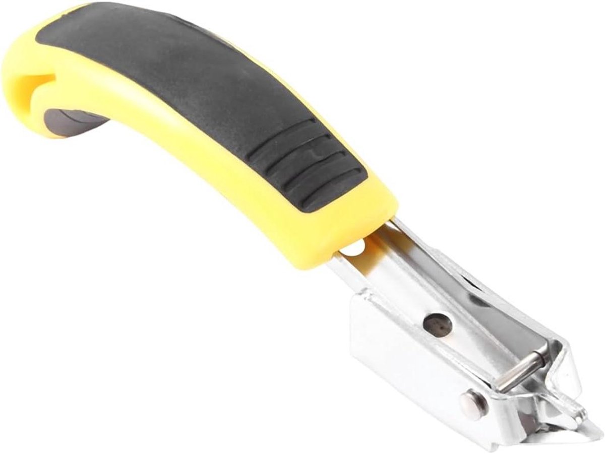 Nietjesverwijderaar - Nageltrekker Verwijderaar - Meubels Herstellen - Ergonomisch Hefboomontwerp - 16CM - Zwart Geel Zilver