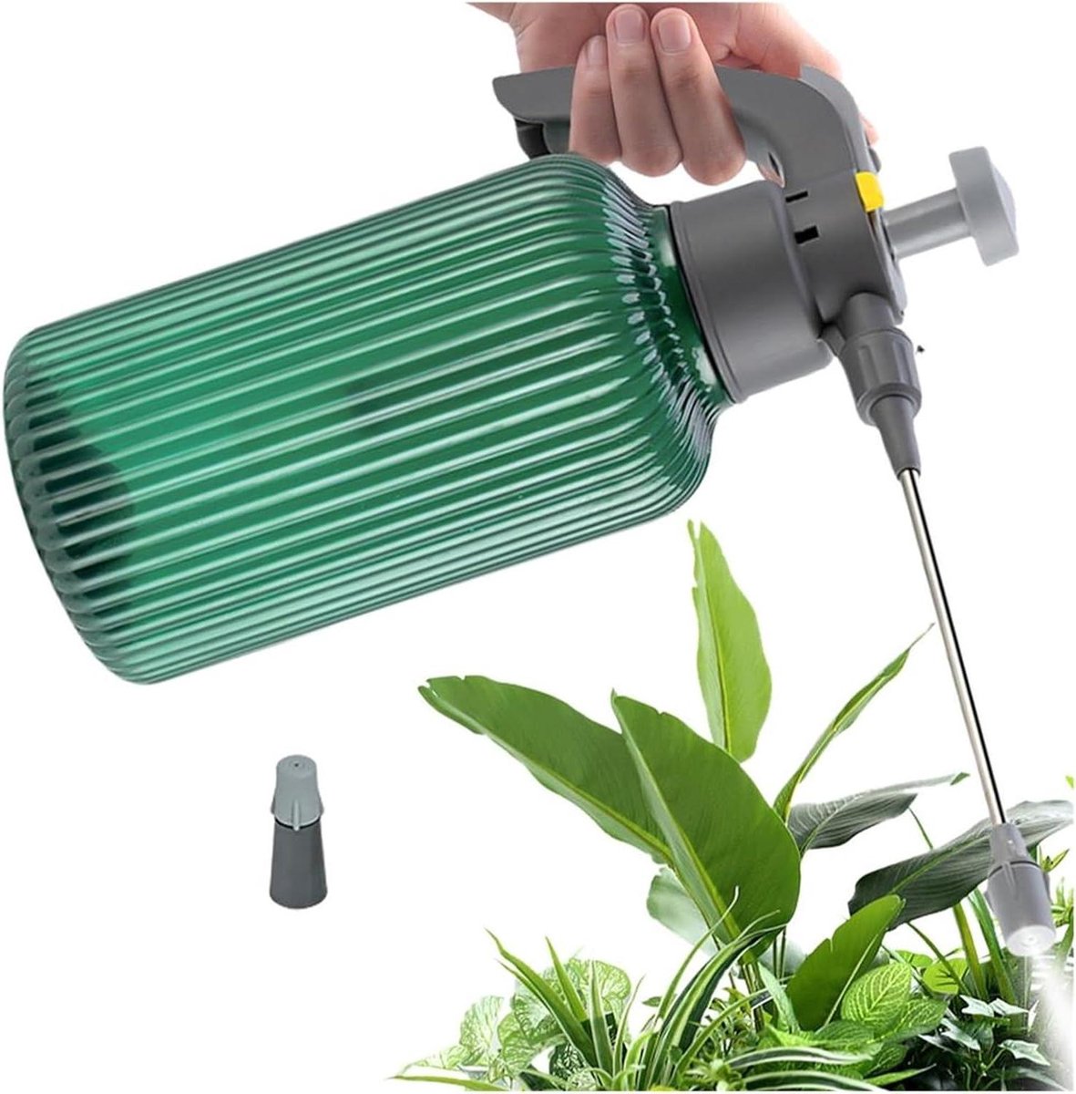 Drukspuit Tuin - Waterkannetje Plantenspuit - Planten Water Geven - Verstelbare Sproeihoek - 2000 ml - Groen