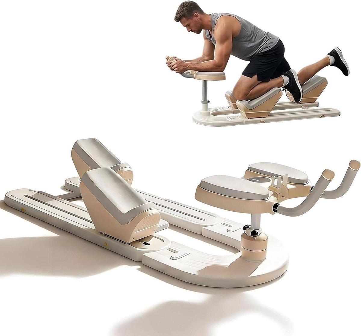 Ruggengraat Trainer - Twist Trainer Strekbank - Flexibiliteit Verbeteren - Gewrichtsvriendelijke Rekken - Tot 100 Kg - Meerkleurig