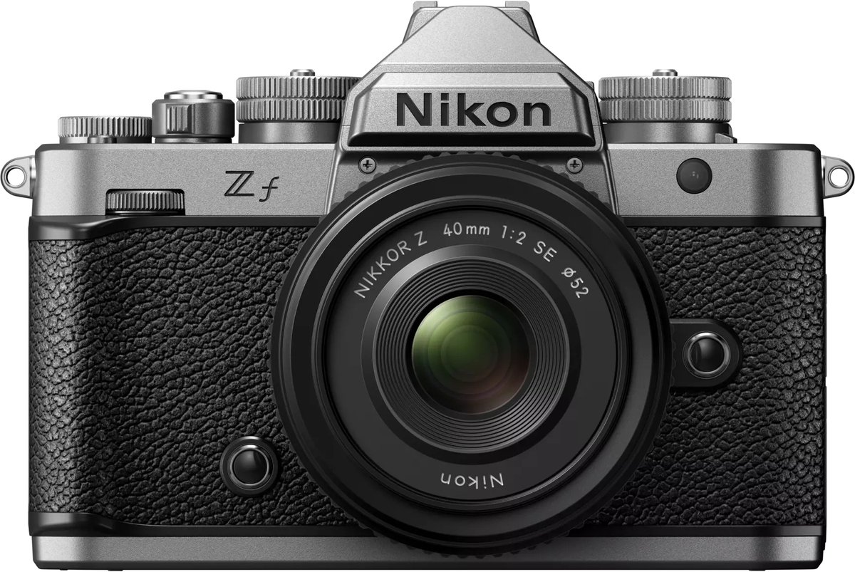 Nikon Z f SL + 40 SE Kit MILC 24,5 MP CMOS 6048 x 4032 Pixels Zwart, Zilver