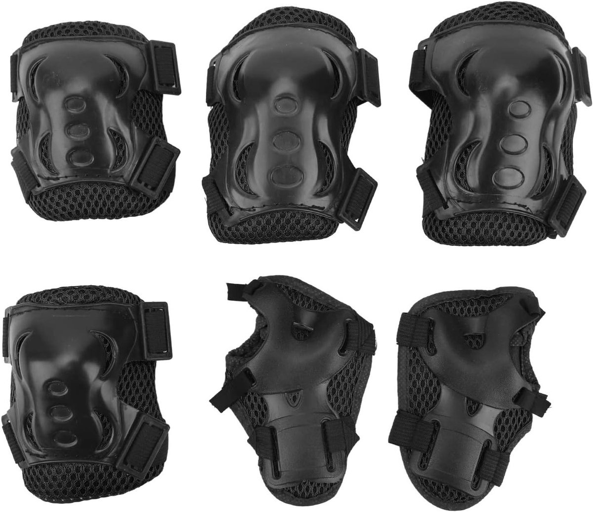 Kinderen Beschermingsset - Rollerblade Set - Veilig Sporten - 6-Delig - 6-18 Jaar - Zwart