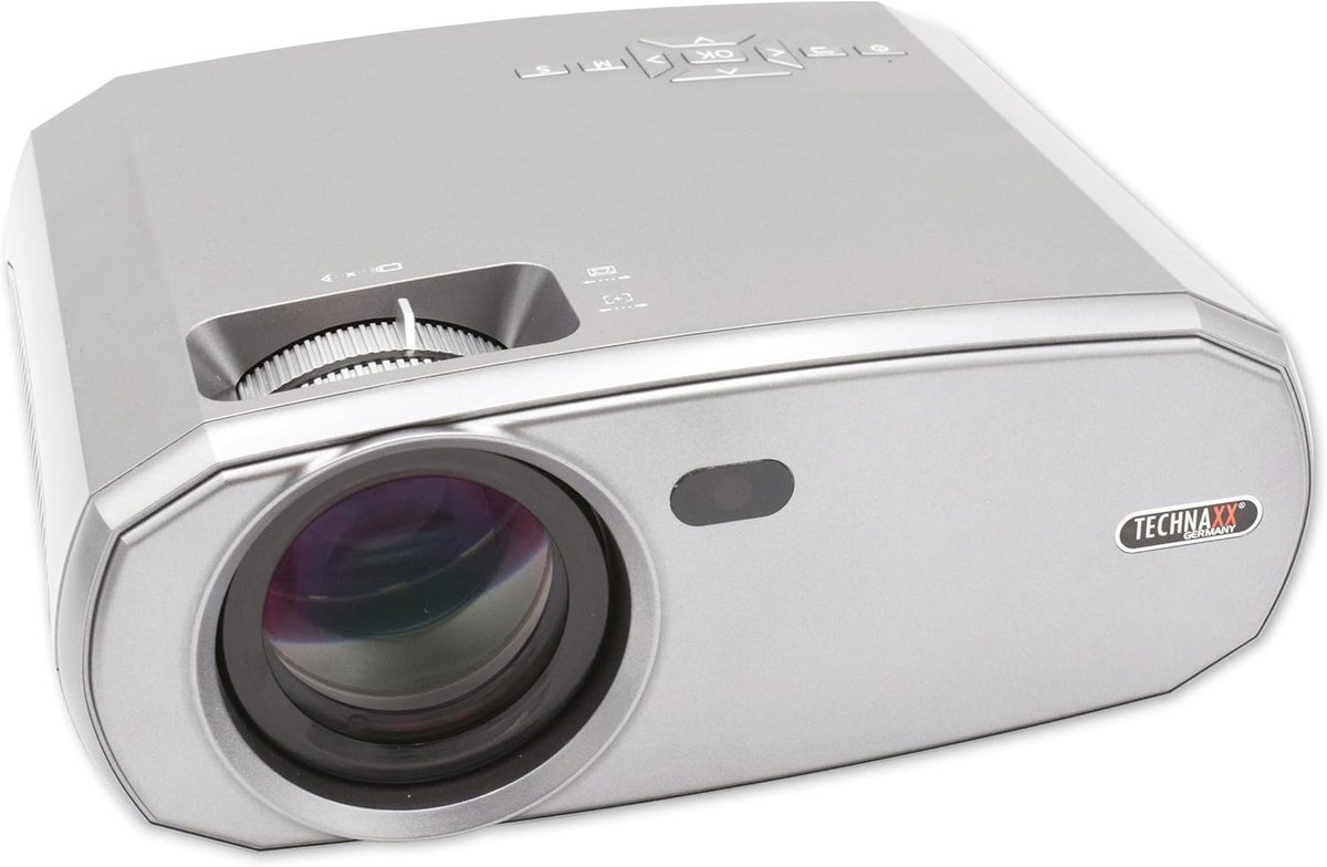Full HD Beamer - Projector - Thuisbioscoop - Native 1080p Resolutie - Tot 200 Inch - Zilver