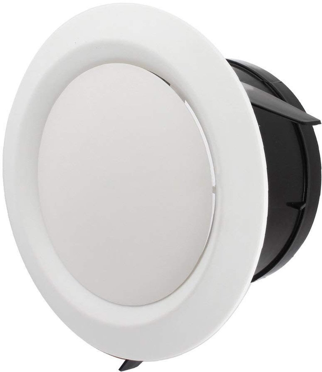 aladdien - Ventilatierooster - Afvoerdeksel - Verstelbaar - Wit - Ventilatiecirkel - Afdekking voor ventilatierooster - Geschikt voor diverse toepas...
