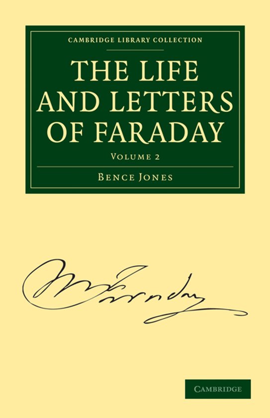 The Life and Letters of Faraday - cover