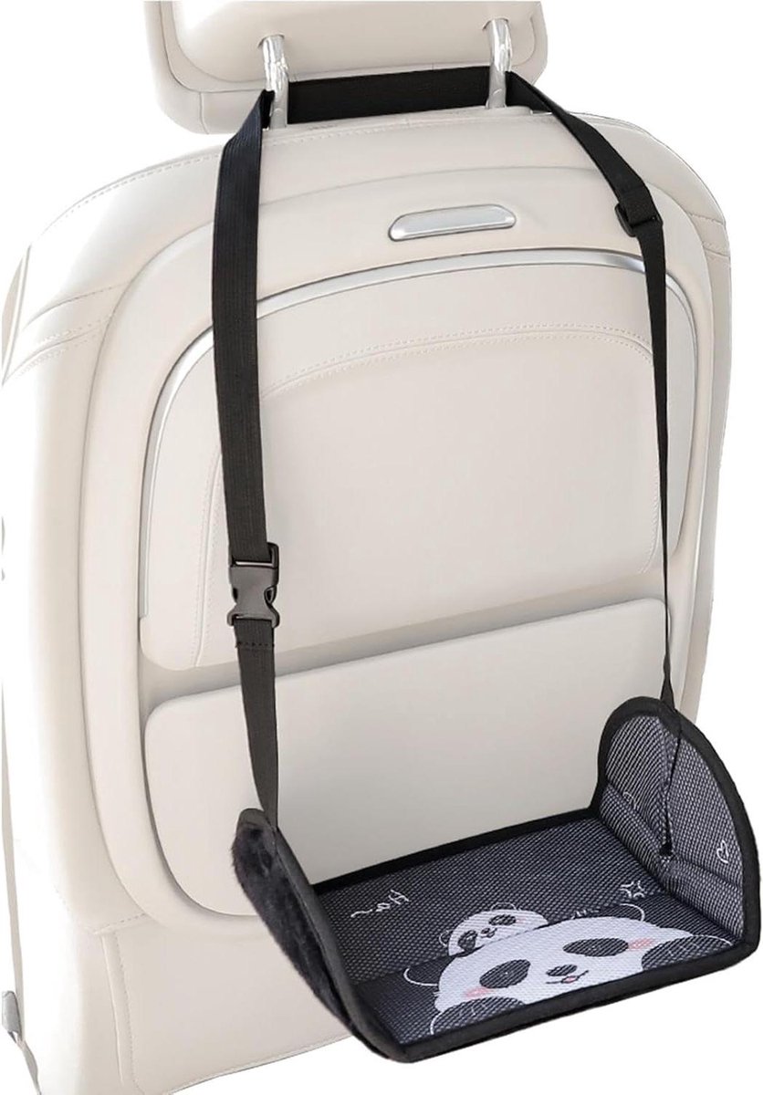 Autovoethangmat Kinderen - Vliegtuig Voetsteun - Reizen Comfort - Directe Installatie - 46 x 24.5 cm - Cartoon Patroon
