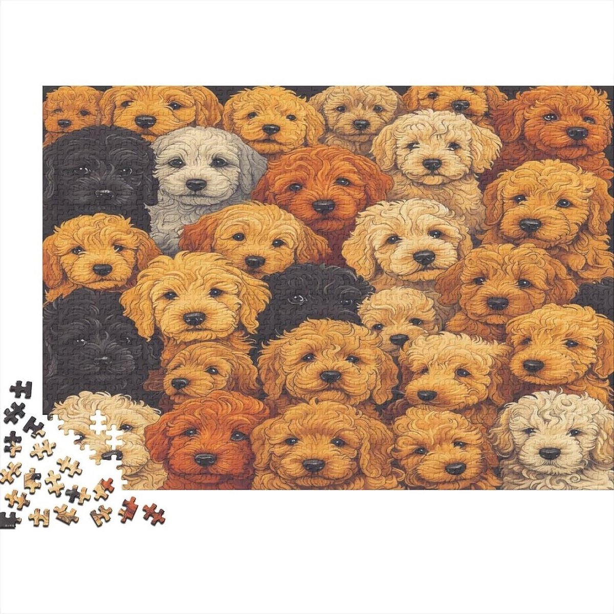 Legpuzzels voor volwassenen - Puzzelspel - Ontspanning thuis - Unieke stukjes - 1000 stukjes - Stijl-6