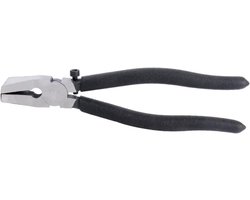 Huishoudelijke Tangen - Platte Bektang - Klusjes in Huis - Anti-slip Handvat - 5 x 2.5 cm - Zwart