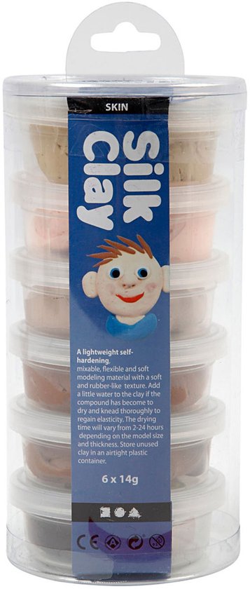 Silk Clay - Klei - Set met 6 Bruintinten