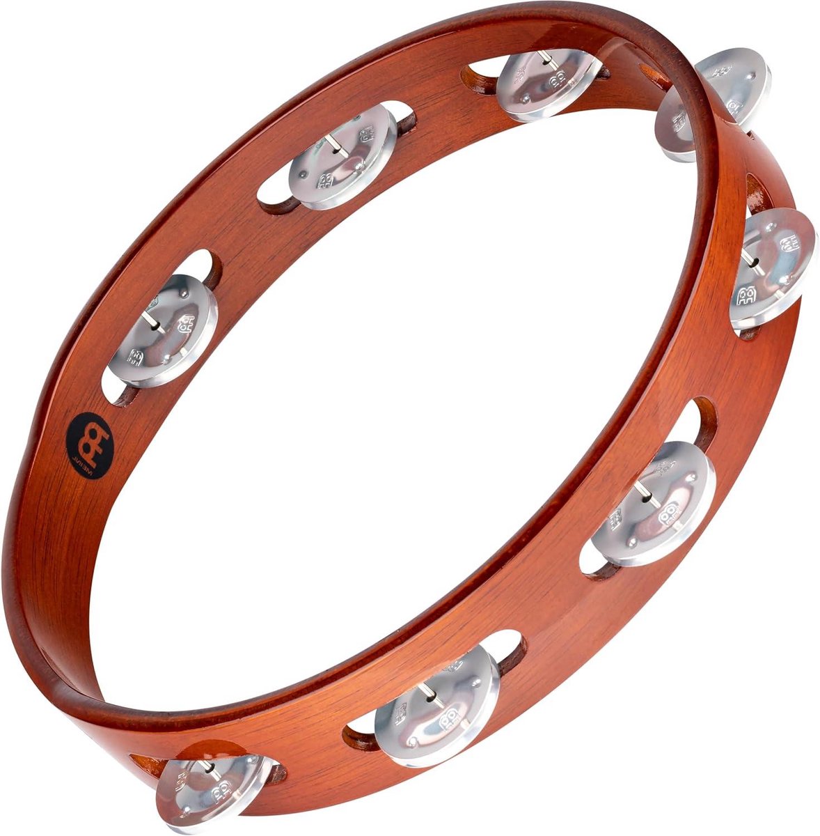 Hand Tamboerijn - Percussie Instrument - Muziek Maken - Houten Ketel - 25 cm - Bruin