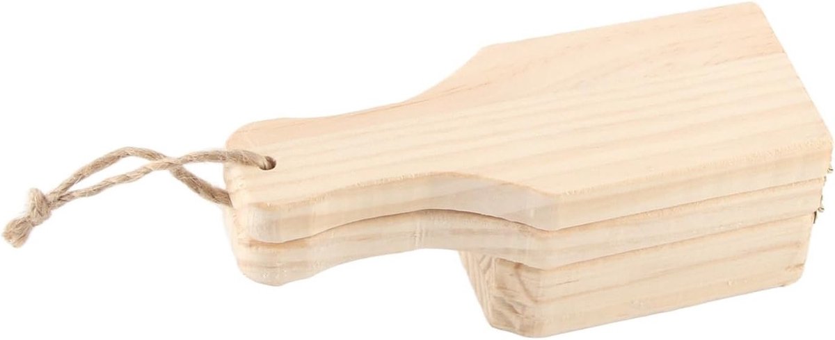 Handmatige Plantain Smasher voor Tostones en Gevulde Bakbananen - Duurzame Houten Pestle met Hangkoord en Diepe Mandjes voor Perfecte Aardappelpuree