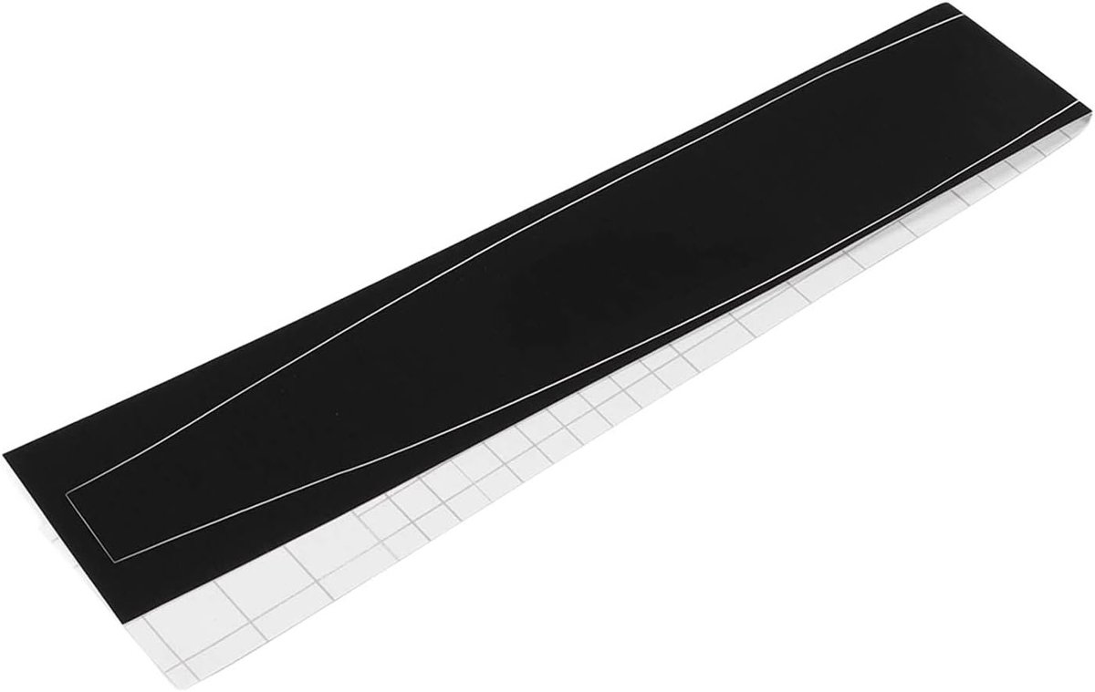Scratchbestendige Middle Strip Sticker voor PS5 Console - Zwart Geborsteld, Perfecte Bescherming en Stijl voor je Spelconsole