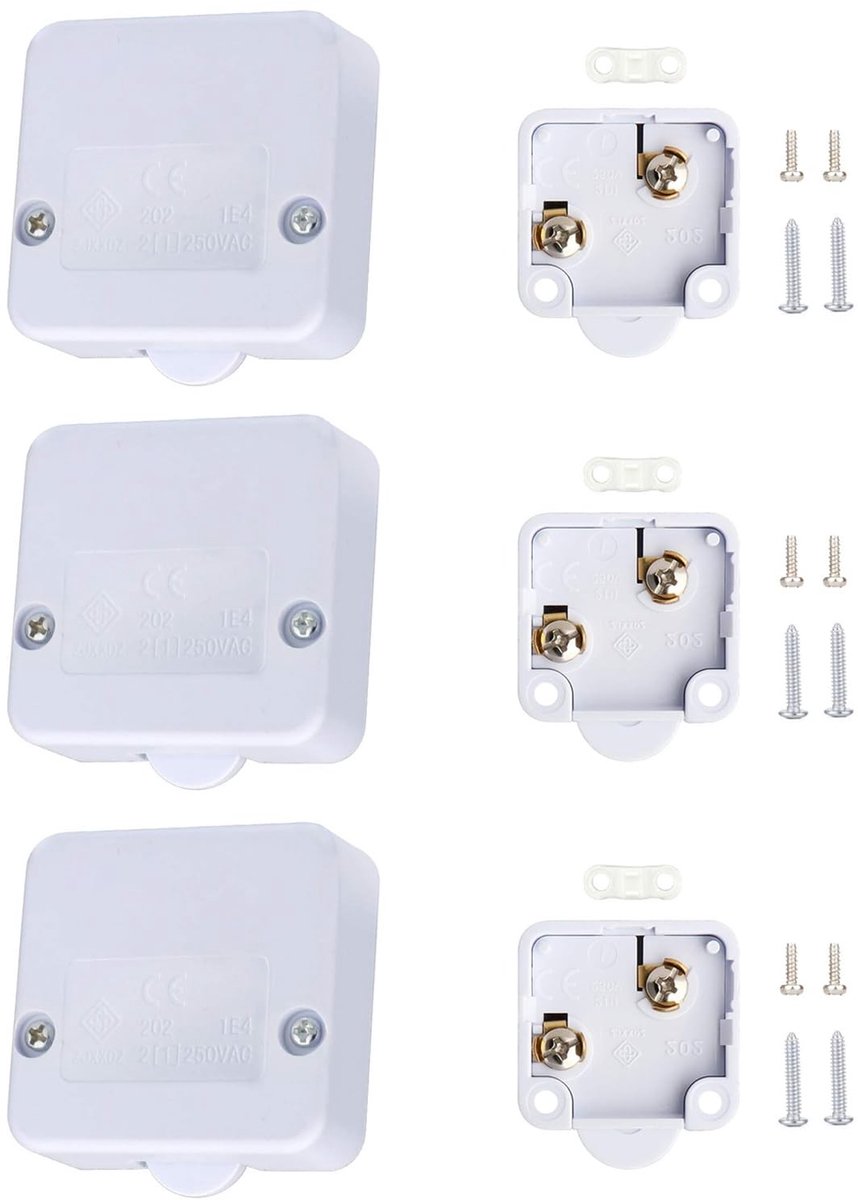 SPHProducts - Cabinet Lichtschakelaar - Touch Switch - Wit - Meubel verlichting - Geschikt voor meubels - 250V 2A