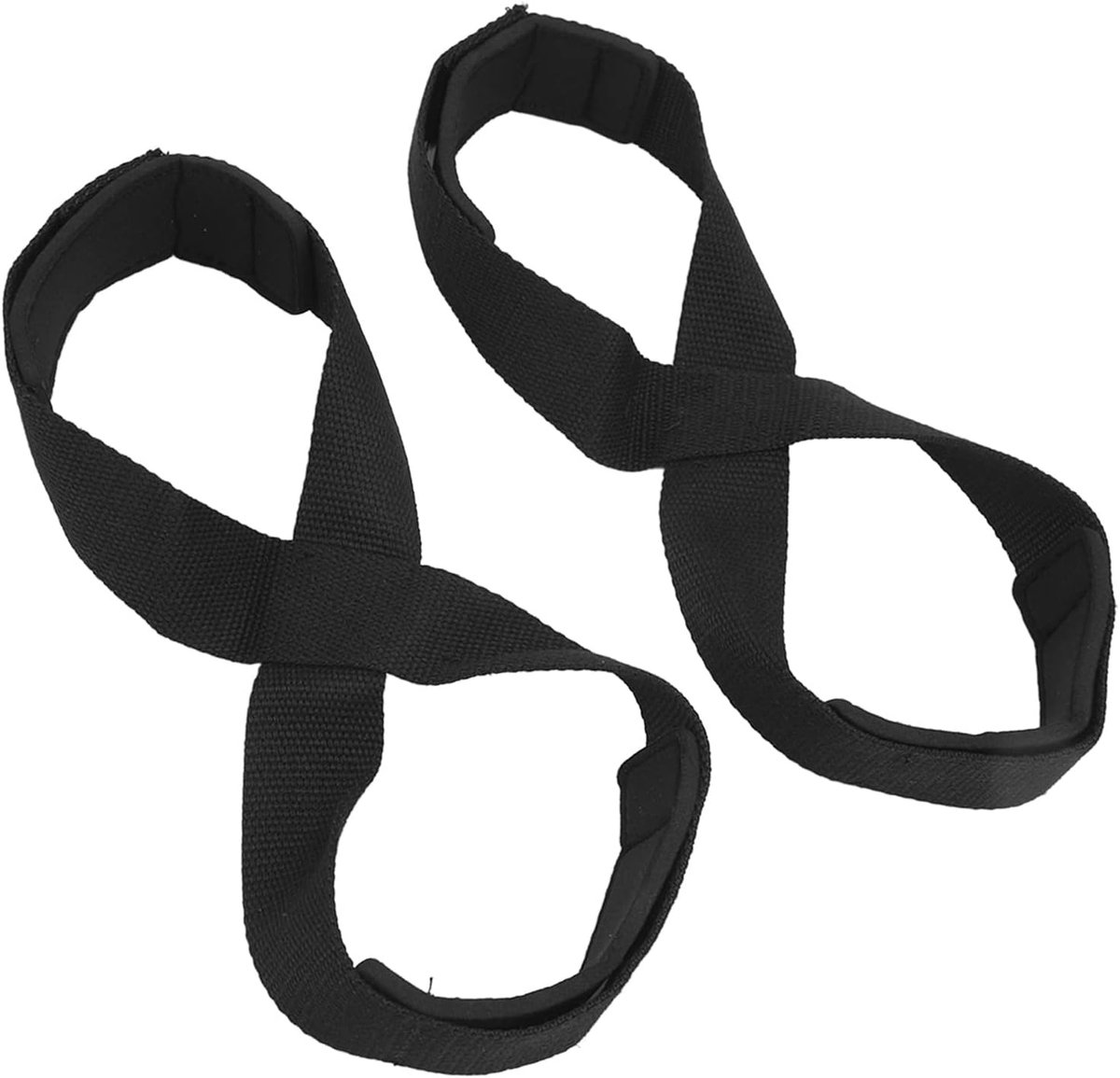 Hijsbanden Gewichtheffen - Deadliftbanden Krachttraining - Til Oefeningen - Antislip Ontwerp - 24 x 13 x 4 cm - Zwart