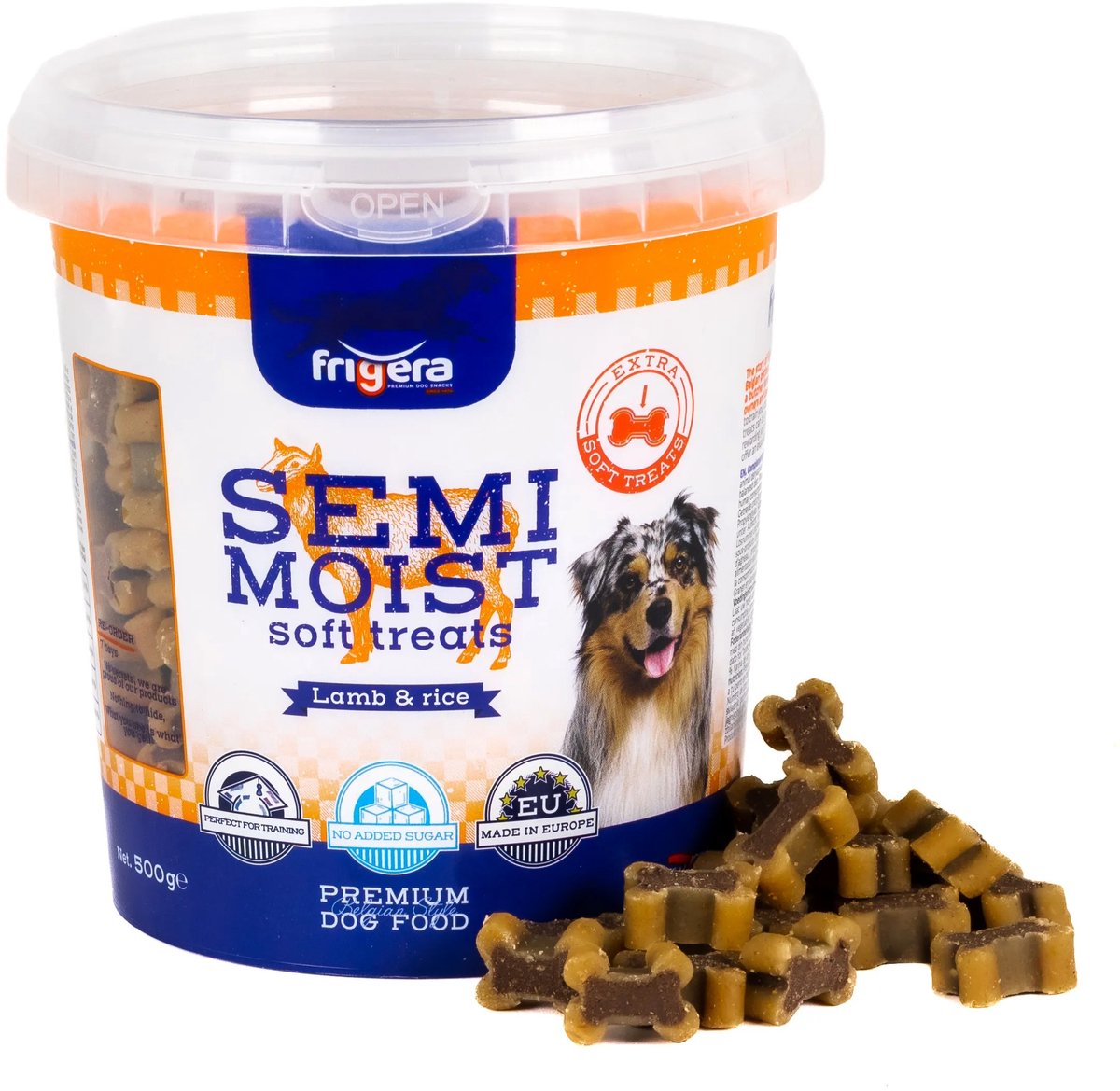 500 gr Frigera soft treats bones lamb / rice