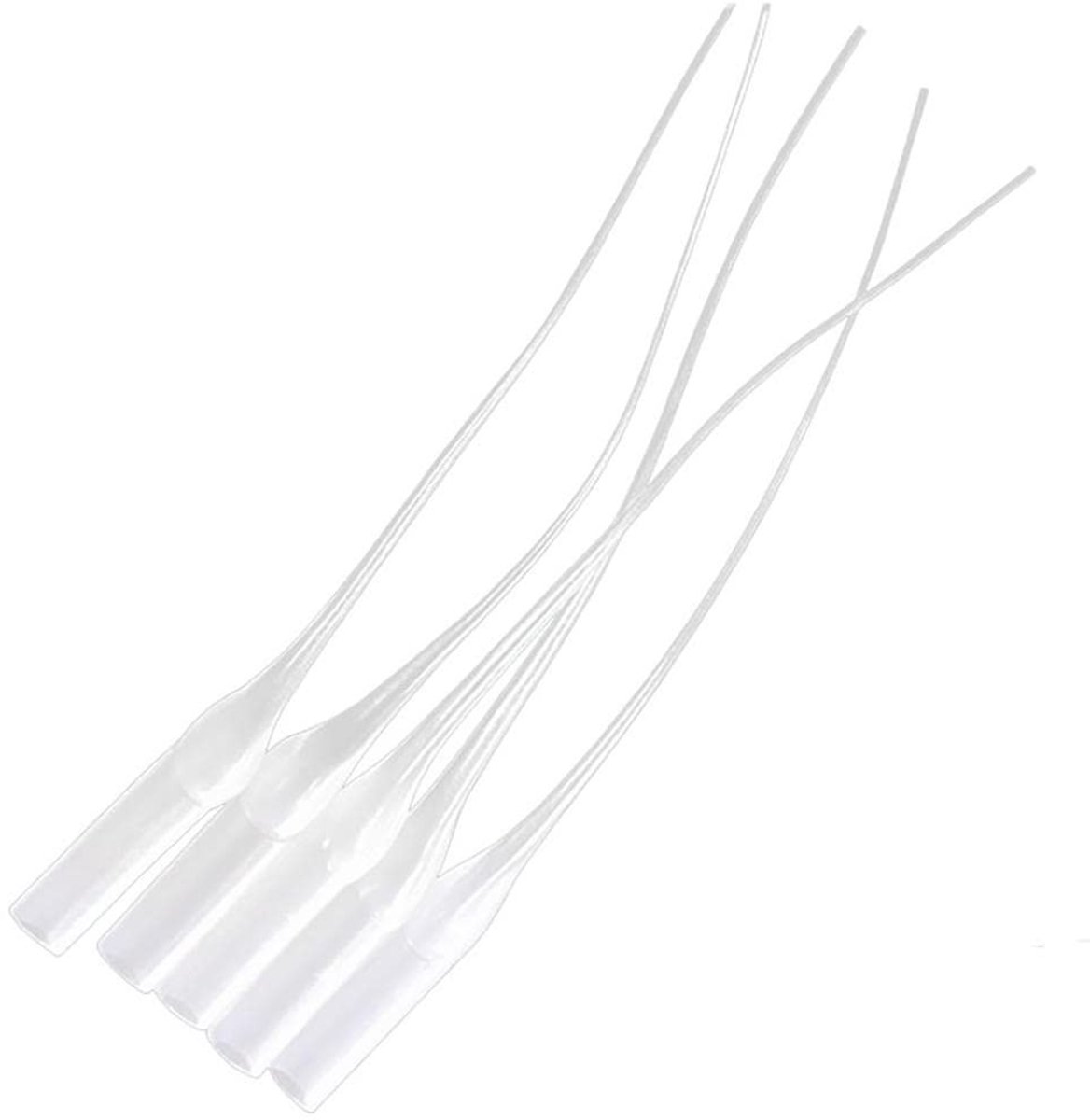 100 Stuks Micro-Tips voor Precisie Toepassingen, Plastic Lijmfles Tips, Verlengstuk Applicator voor Creatief Werk en Laboratoriumgebruik