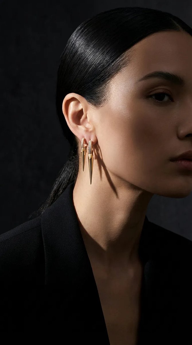 Dorvina Xuping Verguld VIP Goud Ring Zirkonia Steen Civi Model Staal Sieraad Dames Oorbellen