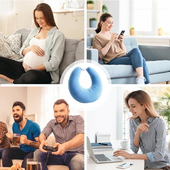 Ergonomisch Gaming Kussen voor Comfortabel Spelen - Ideaal voor Lange Sessies en Ondersteuning voor Nek en Rug — afbeelding 4