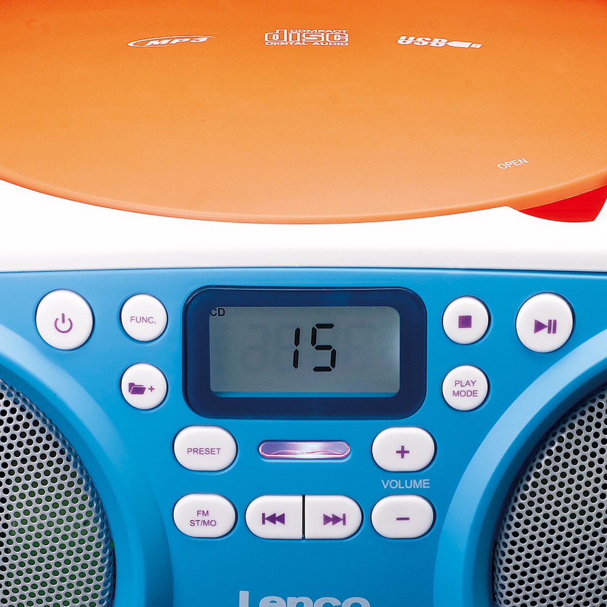 Lenco SCD-41 - Draagbare Radio cd speler met mp3, USB en AUX thumbnail 2