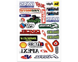 Sticker Set voor Motocross voor Auto, Motor, Fiets, Skateboard, Bagage en Laptop - Perfect voor Fans van Offroad en Sportieve Activiteiten