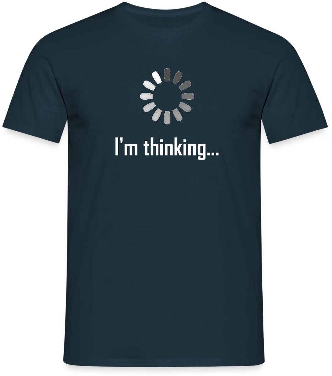 I'm Thinking Loading Icon T-Shirt Heren