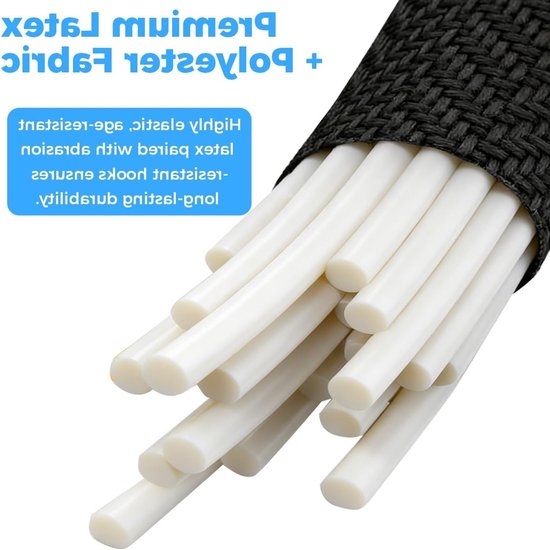 Multifunctionele Bungee Koorden met Haken - 20 Stuks Elastische Tensioners voor Zeilen, Tentbevestiging en Outdoor Gebruik van Merkloos — afbeelding 3