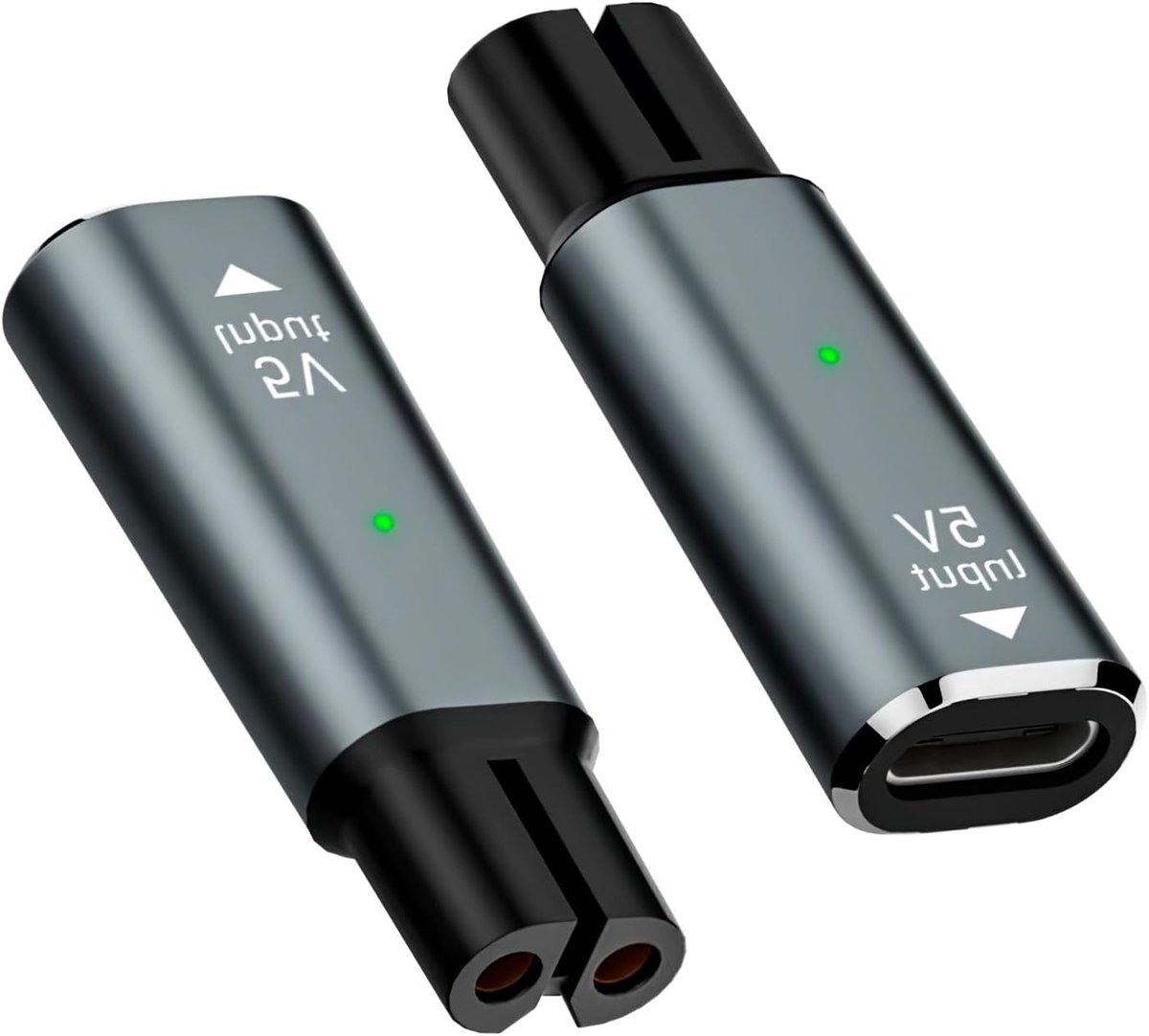 Oplaadadapter voor 5V USB-C Scheerapparaten, Type C Converter voor Philips Norelco QP2724, QP2834 en MG Series, Geschikt voor Diverse Scheerapparaten