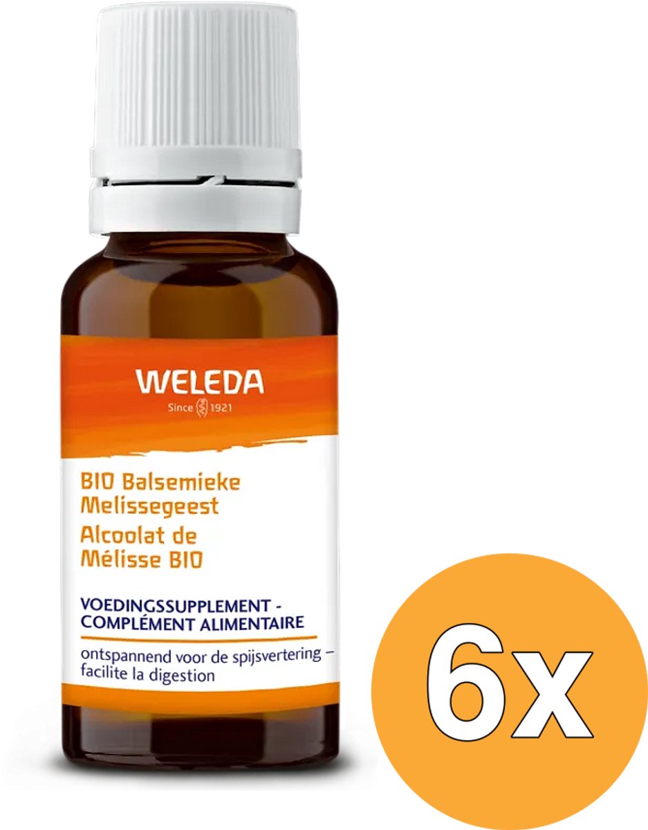 6x WELEDA Balsemieke melissegeest (50 ml)