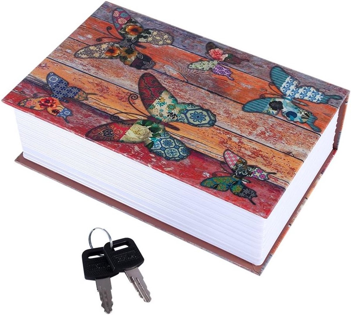 Verborgen Boek Safe - Dictionary Geldbox met Sleutel, Bijbelopslag, Verborgen Kluis voor Waardevolle Spullen en Geld