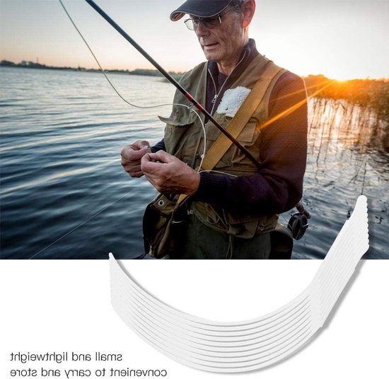 Dailygoods- Fly Loop Lijn 10 Stuks - Slijtvast Nylon - 30lbs/50lbs Trekvermogen - Vliegvislijn - Accessoire voor Bevestigen - Hoogwaardige Kwaliteit van Dailygoods — afbeelding 2