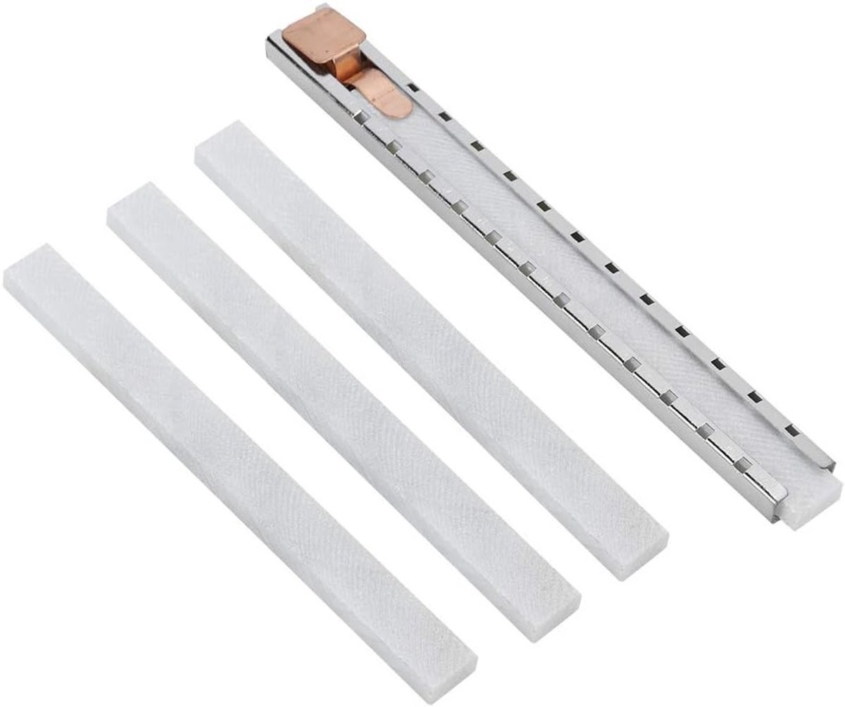 Mechanische markeertools voor borden, geschikt voor diverse materialen zoals zeepsteen en leisteen, 2.3mm pen met witte inkt