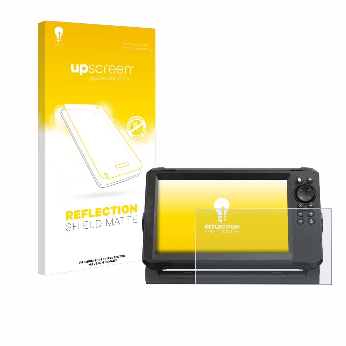 upscreen - Screenprotector voor Lowrance Eagle 9 - Folie Beschermfolie anti glare matte