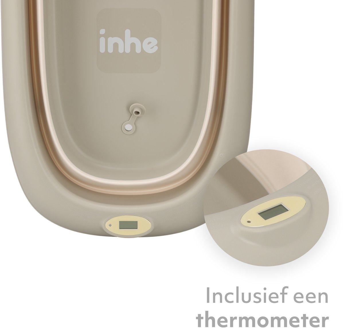 Mooiys Opvouwbaar Babybad met Thermometer - Babybadset met Standaard — cadeau in Wonen & Interieur - foto 4