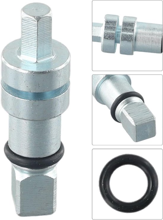 Schaaraskoppeling - Aandrijfas koppeling - Pasta maken - CNC-gefreesd - 6x1x1 cm - Zilverkleurig van Merkloos — afbeelding 5