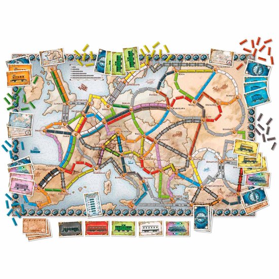 Ticket to Ride Europe - Nederlandstalig Bordspel - Strategisch Gezelschapsspel voor Familie & Vrienden