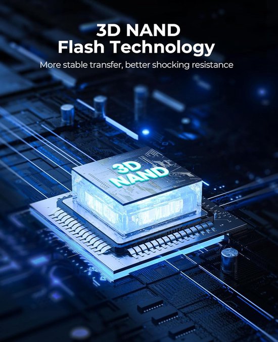 Interne SSD - Solid State Drive - Snelle Data Overdracht - 3D NAND Technologie - 2TB Capaciteit — afbeelding 4