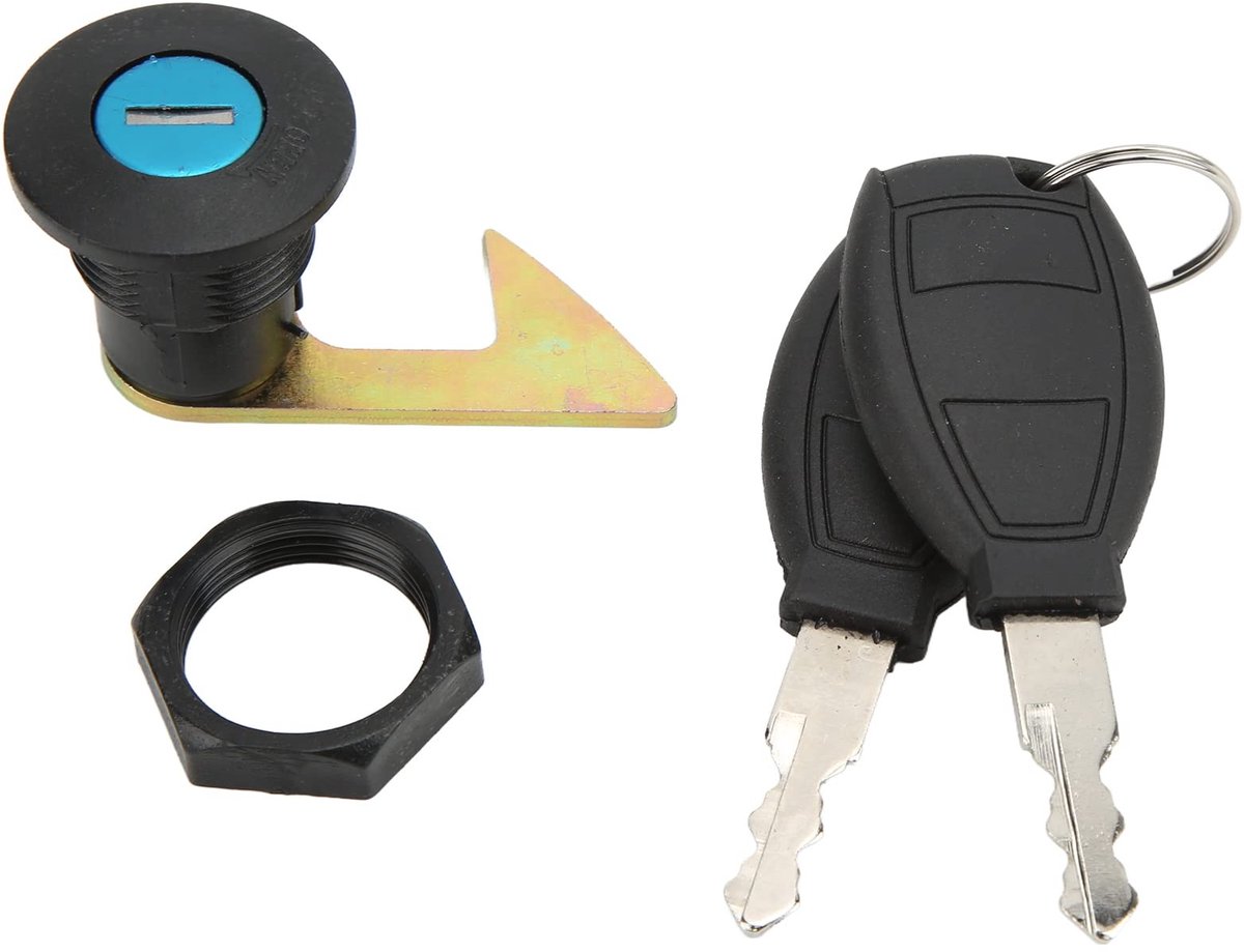 Allecto - Universele Motor Trunk Lock - Veiligheidsslot voor Scooter en Elektrische Motoren