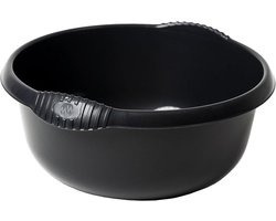 Kom rond zwart - Waterkom bak - Huishoudelijk gebruik - Geschikt voor levensmiddelen - 7 liter 32 cm - Zwart