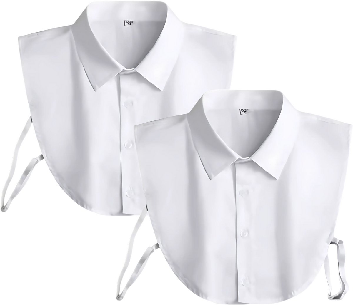 MELLIEX 1 stuk kraaginzetstukken voor dames, blouse-kraag, afneembare